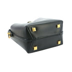 Saint Laurent Mini 2-Way Shoulder Hand Bag Leather Black Gold — view 4