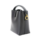 Saint Laurent Mini 2-Way Shoulder Hand Bag Leather Black Gold — view 3