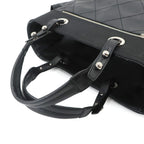 Chanel Paris Biarritz GM Tote Nylon Leather Black — view 6