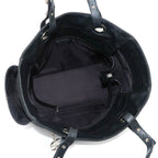 Chanel Paris Biarritz GM Tote Nylon Leather Black — view 6