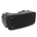 Chanel Paris Biarritz GM Tote Nylon Leather Black — view 4