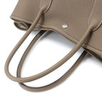 Hermes Garden Party PM Tote Negonda Etoupe Silver — view 6