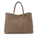 Hermes Garden Party PM Tote Negonda Etoupe Silver — view 3