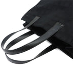Chanel Line Tote MM Nylon Jacquard Leather Black — view 6