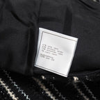 Chanel Skirt 42 Tweed Border Stripe Lame Thread — view 6