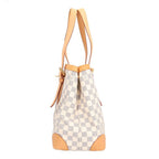 Louis Vuitton Hamstead MM Damier Azur Tote Canvas White Second — view 4