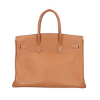 Hermes Birkin 35 Handbag Courchevel Brown Second — view 3