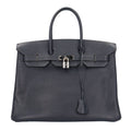 Hermes Birkin 35 Handbag Veau Epsom Navy Second