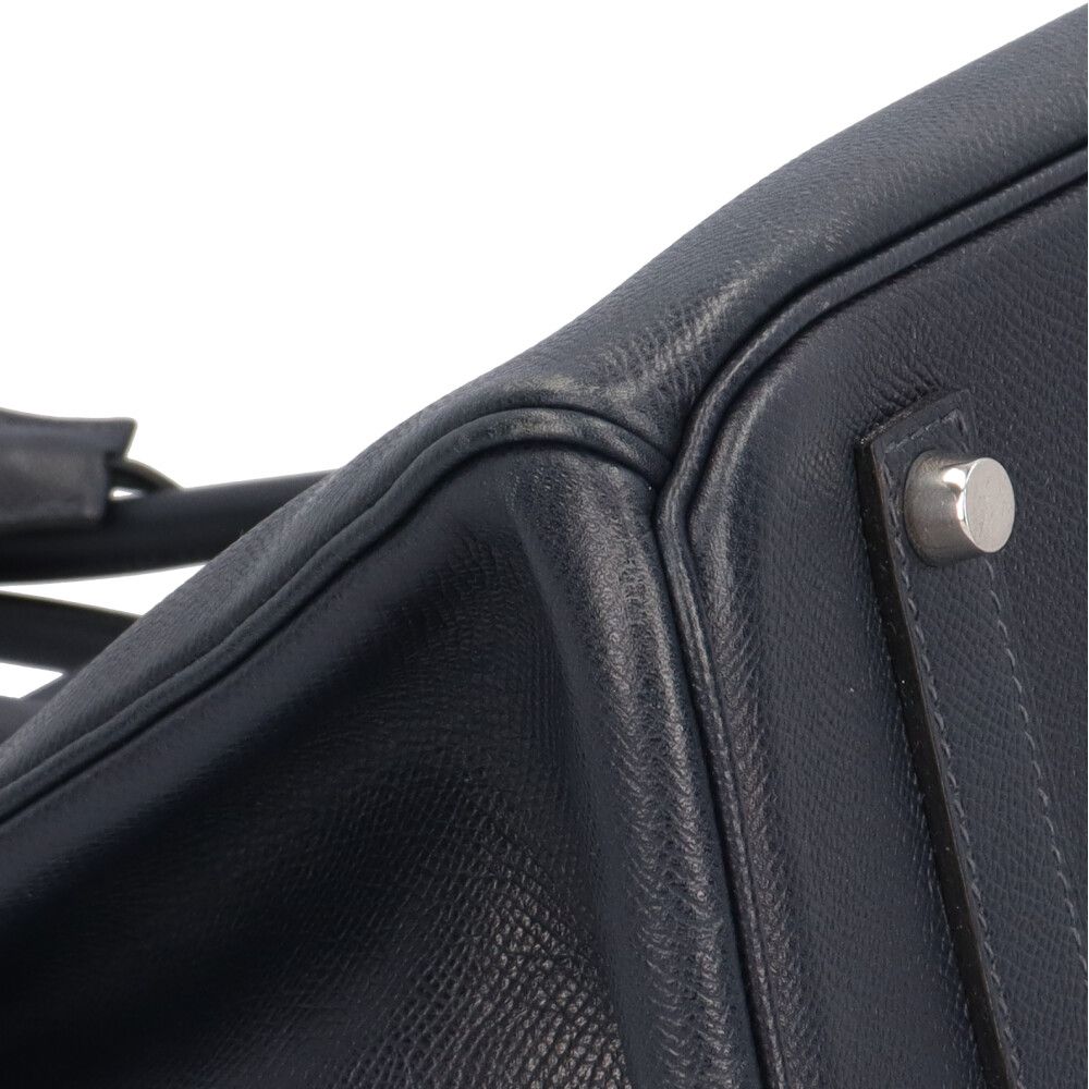 Hermes Birkin 35 Handbag Veau Epsom Navy Second — view 7