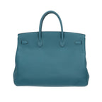 Hermes Birkin 40 Handbag Togo Green Second — view 3