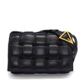 Bottega Veneta Shoulder Bag Padded Cassette Classic Black Lambskin