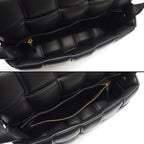 Bottega Veneta Shoulder Bag Padded Cassette Classic Black Lambskin — view 5