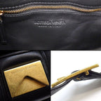 Bottega Veneta Shoulder Bag Padded Cassette Classic Black Lambskin — view 6
