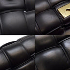 Bottega Veneta Shoulder Bag Padded Cassette Classic Black Lambskin — view 7