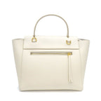 Celine Shoulder Bag Micro White Calfskin Gold — view 2