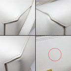 Celine Shoulder Bag Micro White Calfskin Gold — view 7