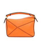 Loewe Shoulder Bag Mini Orange Classiccalfskin Gold — view 2