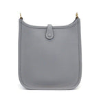 Hermes Shoulder Bag Evelyne TPM 2025 Gris Perle Taurillon Clemence Gold — view 2