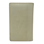 Chanel Card Case Coco Button Ivory Leather — view 2