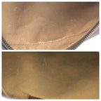 Gucci Vintage Sherry Line Beige Brown GG Supremecanvas Shoulder Bag Pochette — view 5