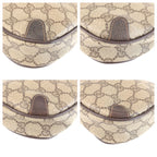 Gucci Vintage Sherry Line Beige Brown GG Supremecanvas Shoulder Bag Pochette — view 3
