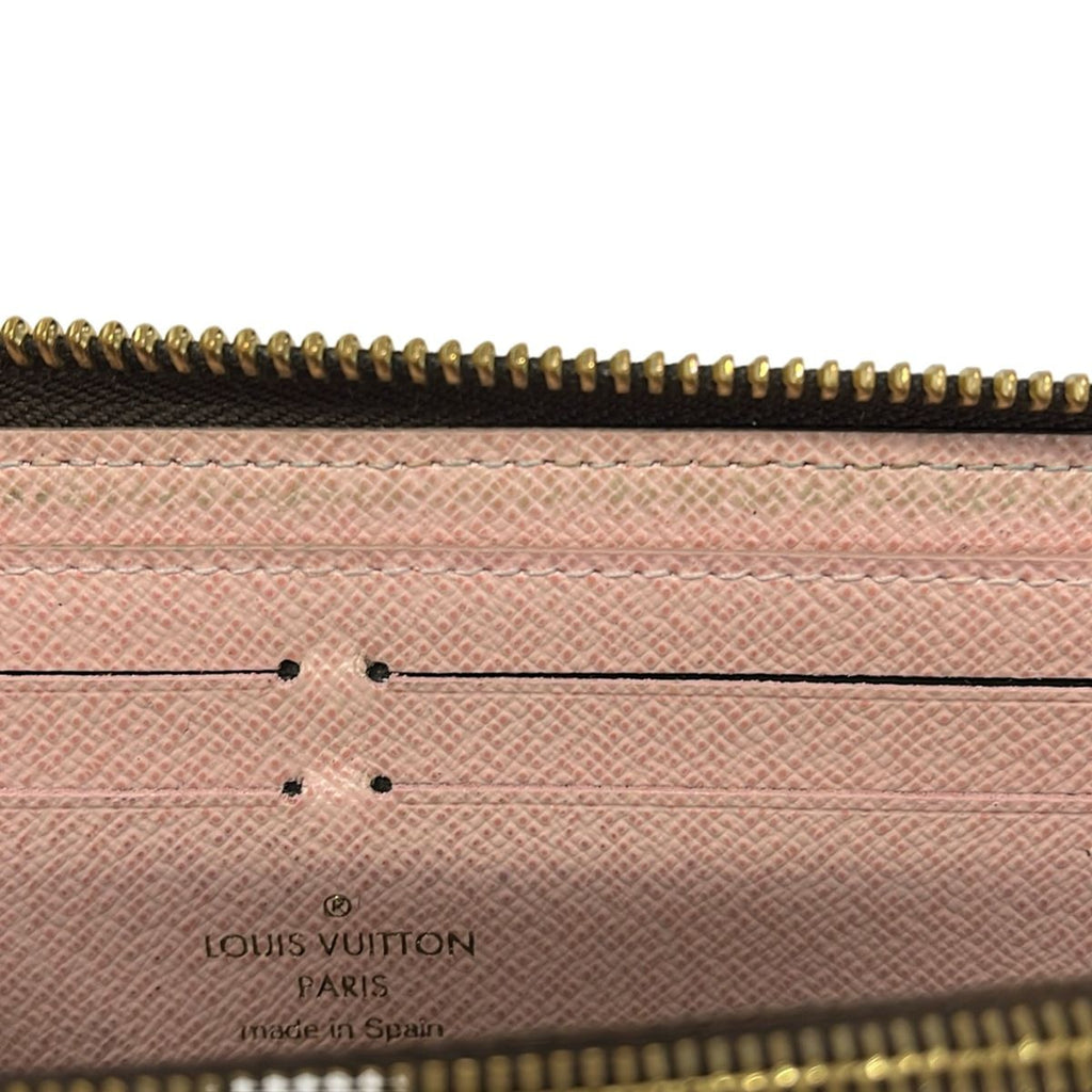 Louis Vuitton Wallet Damier Portefeuille Clemence Rose Ballerine — view 6