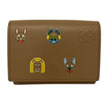 Loewe Trifold Wallet Cats Mocha