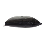 Saint Laurent Large Puffy Pouch Clutch Lambskin Black Silver with — view 3