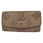 Louis Vuitton Key Case Mahina Multicles 4 Magnolia Leather Cowhide Key Holder