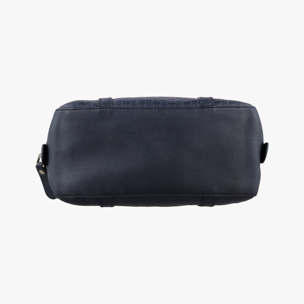 Gucci Micro Guccissima Navy Leather Shoulder — view 3