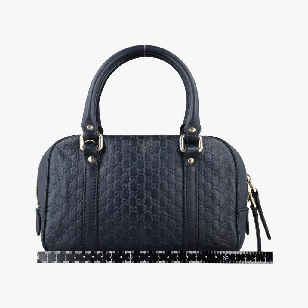 Gucci Micro Guccissima Navy Leather Shoulder — view 2