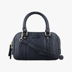 Gucci Micro Guccissima Navy Leather Shoulder