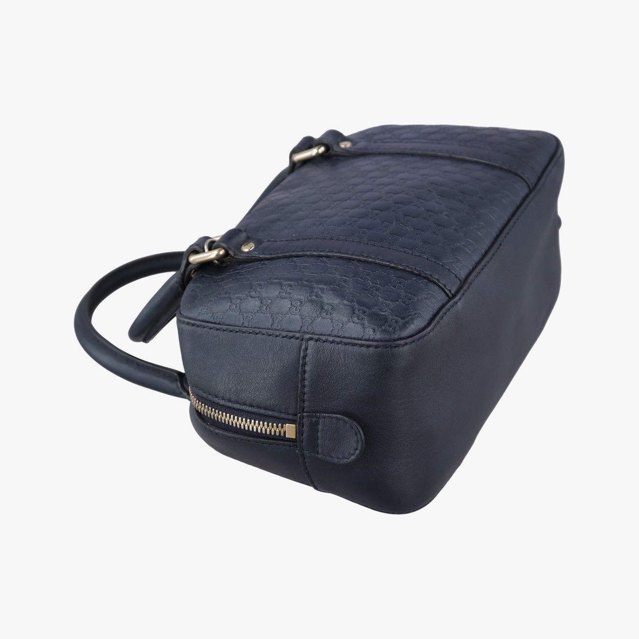 Gucci Micro Guccissima Navy Leather Shoulder — view 7