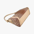 Gucci Guccissima Beige Brown Canvas Leather Handbag — view 7