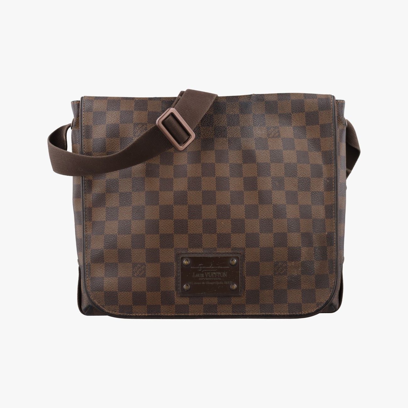 Louis Vuitton Brooklyn MM Ebene Damier Canvas Shoulder