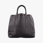 Gucci GG Supreme Joy Vertical Dark Brown Leather Handbag