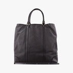 Gucci GG Supreme Joy Vertical Dark Brown Leather Handbag — view 2