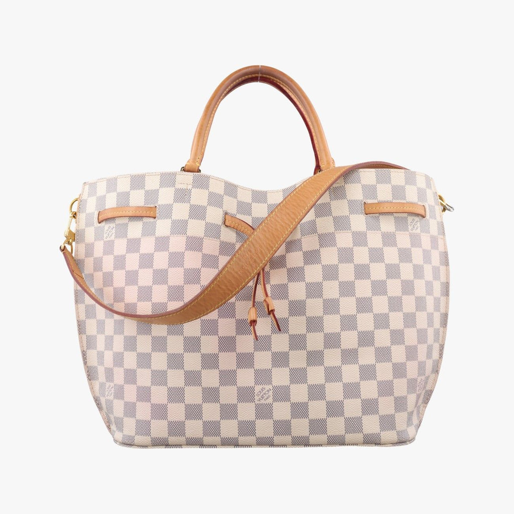 Louis Vuitton Girolatta Azur Damier Canvas Shoulder