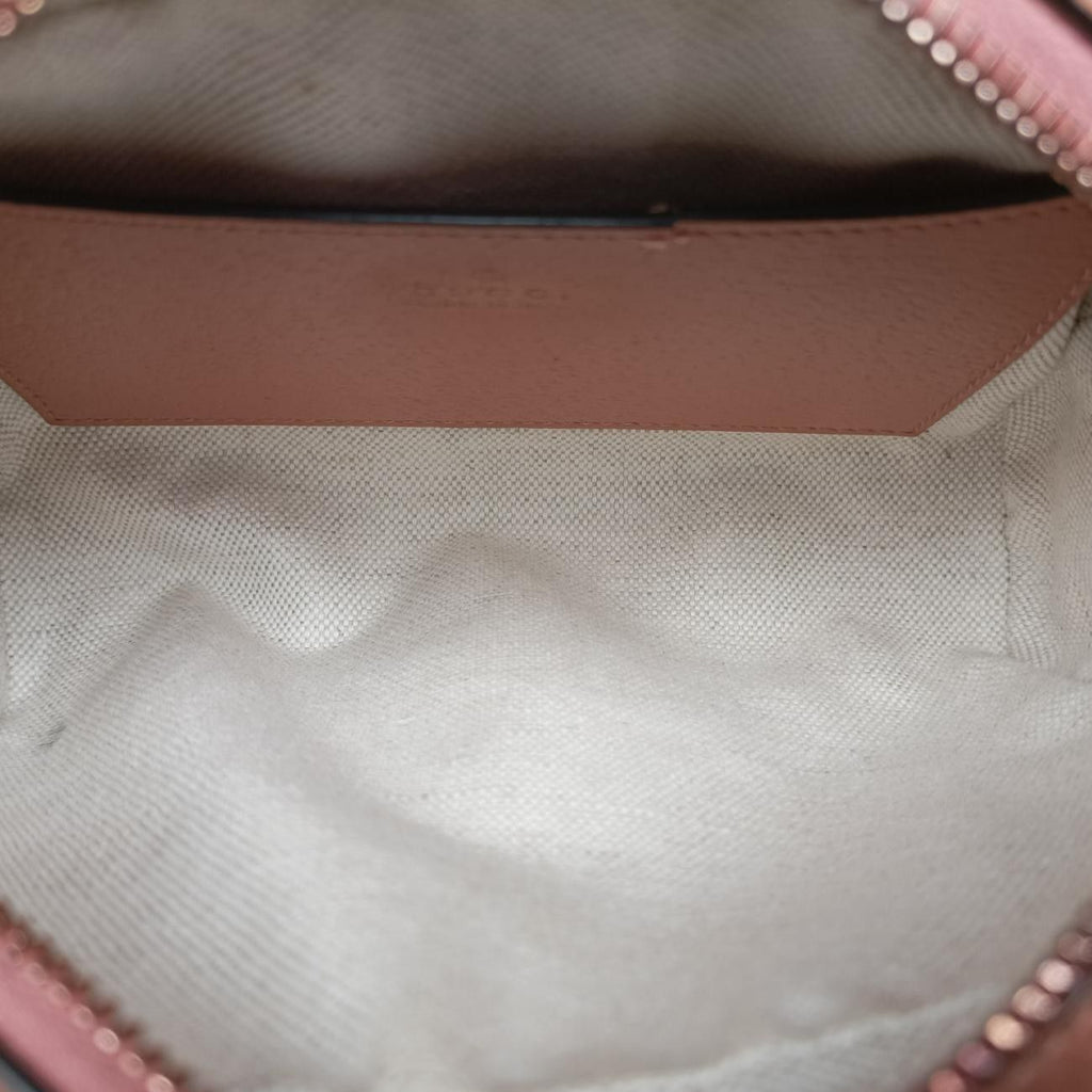 Gucci Ophidia Pink Canvas Leather Shoulder — view 9