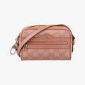 Gucci Ophidia Pink Canvas Leather Shoulder