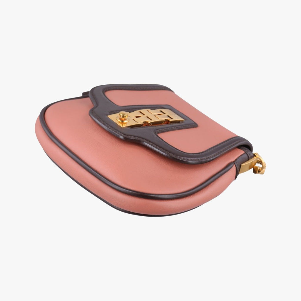 Louis Vuitton Collection Trapezio Pink Brown Leather Shoulder — view 4