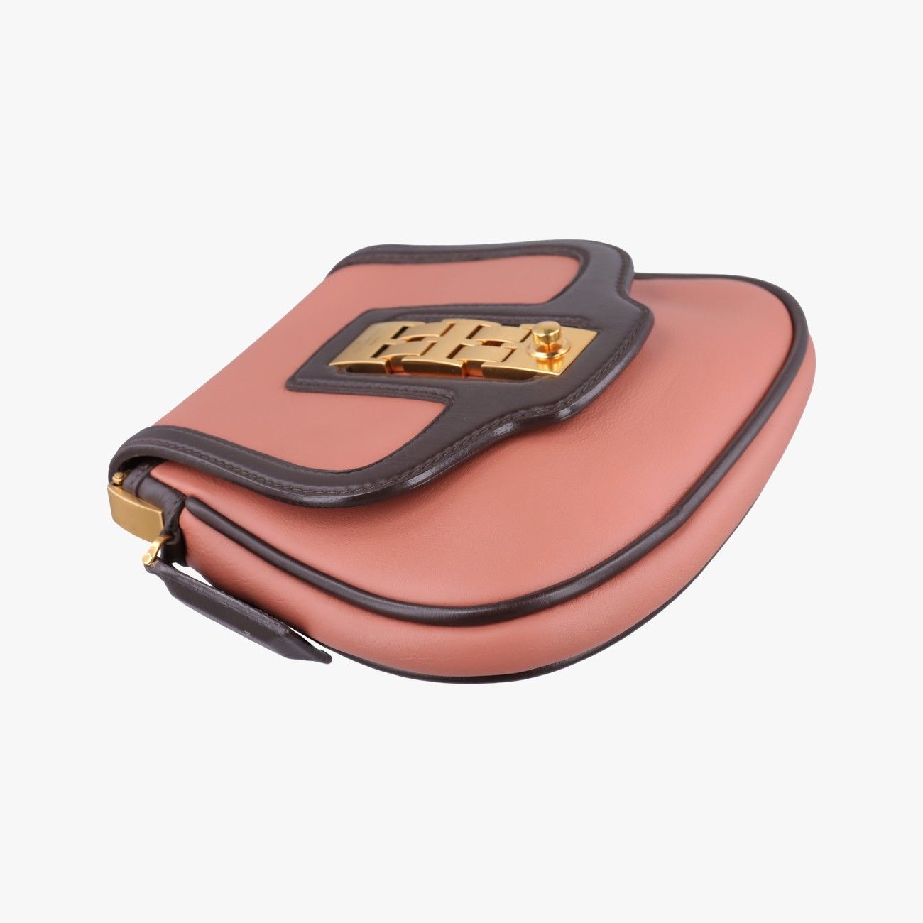 Louis Vuitton Collection Trapezio Pink Brown Leather Shoulder — view 5