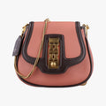 Louis Vuitton Collection Trapezio Pink Brown Leather Shoulder