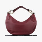 Gucci Bamboo Ring Hobo Bordeaux Leather — view 2