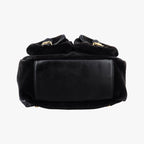 Saint Laurent Festival Fringe Backpack Black Velour — view 3