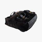 Saint Laurent Festival Fringe Backpack Black Velour — view 5