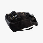 Saint Laurent Festival Fringe Backpack Black Velour — view 4