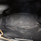 Saint Laurent Festival Fringe Backpack Black Velour — view 9