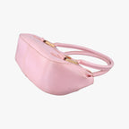 Fendi Logo Flap Bag Pink Leather — view 6