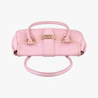 Fendi Logo Flap Bag Pink Leather — view 8